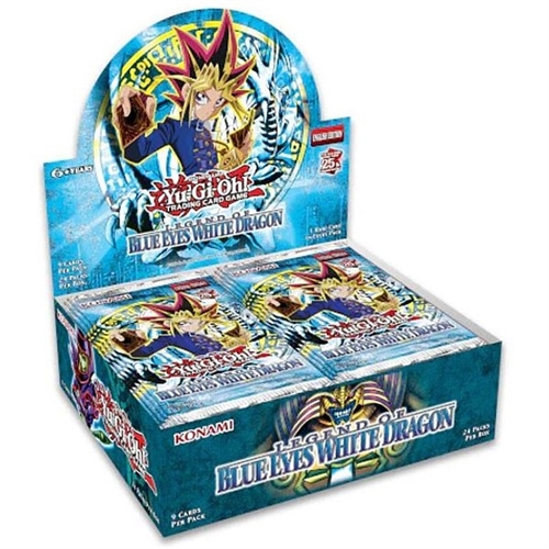 Legend of Blue Eyes White Drago (25th anniversary edition) - Booster Box Display (24 Booster Packs) - Yu-Gi-Oh kort